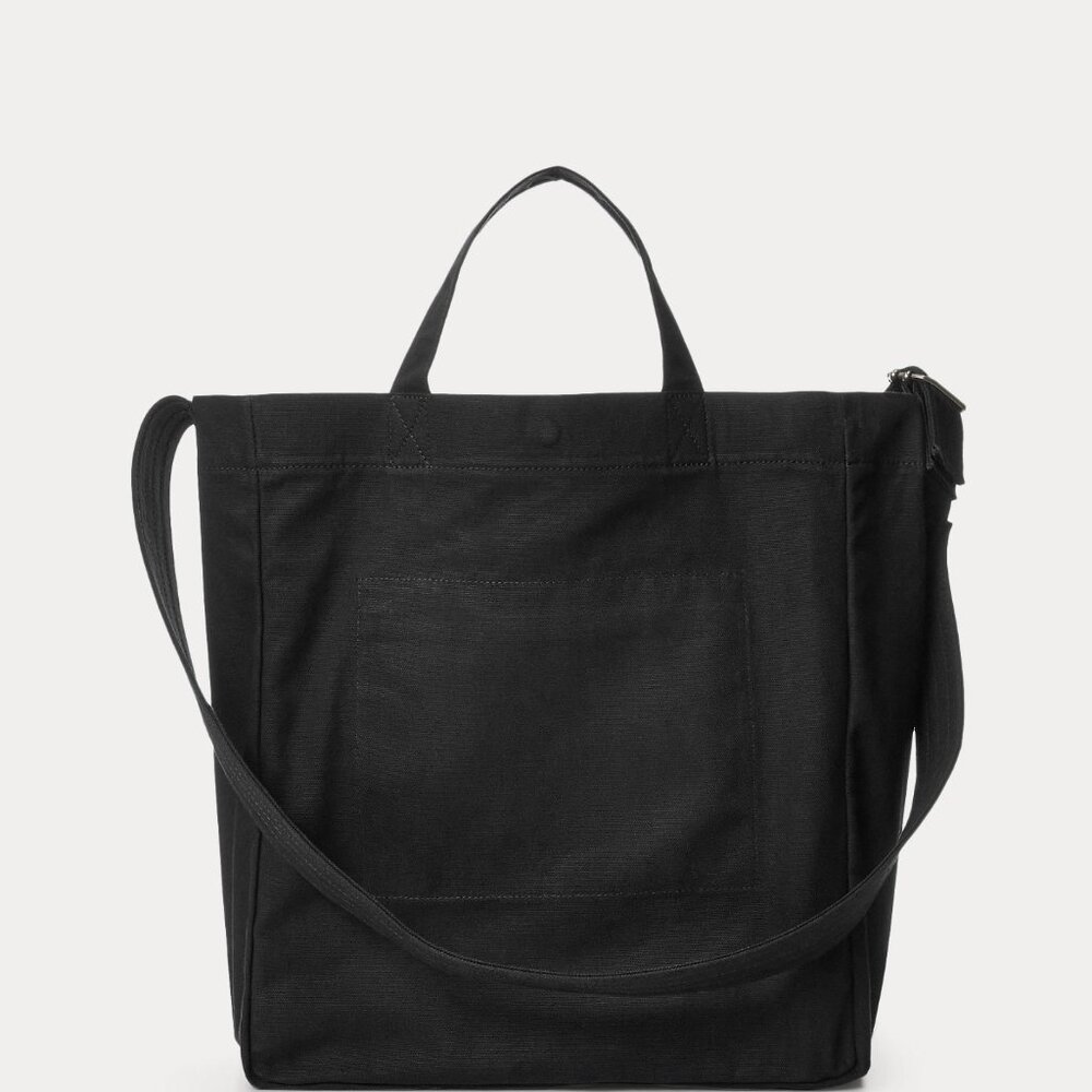 NWT POLO RALPH LAUREN canvas-shopper-tote - Picture 3 of 5